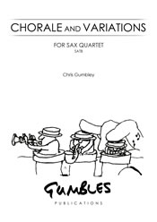 Chorale and Variations for sax quartet